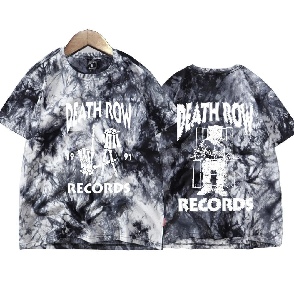 Death Row Records Album Merch Shirt Snoop Dogg 2024 Tie-Dye T-Shirt Short Tops Fan Gift - Image 5