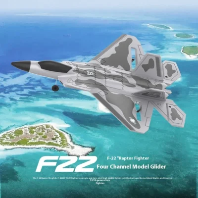 New RC BM22 four channel large F22 fighter fixed wing remote control foam electric aircraft model glider simulation aircraft toy